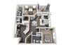 2 Bedrooms B and 2 Bathrooms Floor Plans 2 Bedrooms B and 2 Bathrooms Floor Plans at Vintage at the Avenue, Murfreesboro, TN, 37129